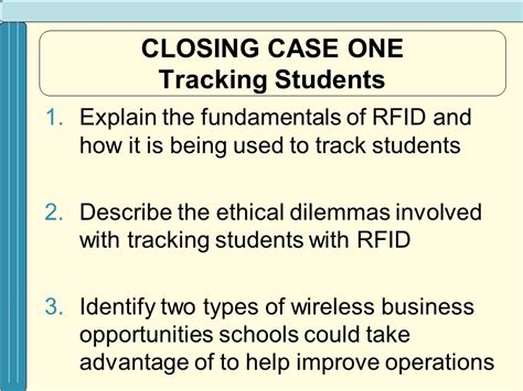 ethical dilemmas involved with tracking students with rfid|is rfid a scam.